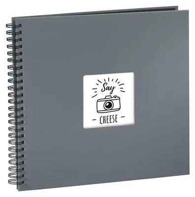 Produktbild von Hama Spiral-Album Fine Art 36x32 cm, 50 schwarze Seiten, Grau