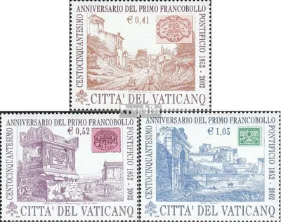 Produktbild von Briefmarken Vatikanstadt 2002 Mi 1407-1409 (kompl.Ausg.) postfrisch Briefmarken