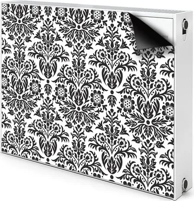 Obrázok produktu pre Magnetický kryt na radiátor Kryt na radiátor 80x60 cm - kvetinový vzor