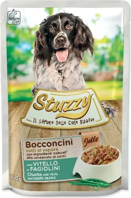Image de Capsule STUZZY Chien veau + gélatine 100 g