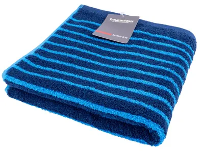Produktbild von Traumschloss Frottier-Line Stripes Duschtuch 70 x 140 cm hellblau 100% Baumwolle, absolut hautsympathisch