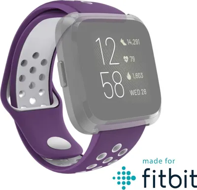 Produktbild von hama Sportarmband für Fitbit Versa 2/Versa (Lite), in Lila
