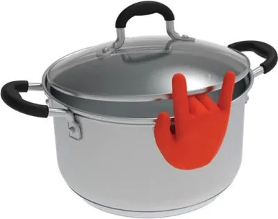 Immagine prodotto di Winkee Rocks - Supporto per cucchiaio e protezione per pentola Rock Hand