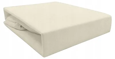 Produktbild von Piruu Jersey-Spannbettlaken 200x220 cm Beige Baumwolle