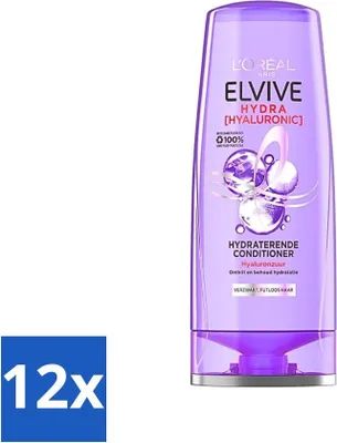 Immagine prodotto di L'Oréal Paris Elvive Hydra Hyaluronic - Balsamo - Idratante - 200 ml - Confezione risparmio - 12 pezzi