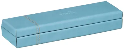 Produktbild von Rhodia 318877C, Hartschalenetui für Stifte, Kunstleder, Türkis, Einfarbig, 210 mm, 55 mm