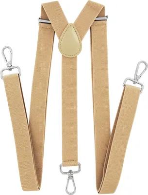 Produktbild von axy Herren Hosenträger 3 robusten Karabiner Verschluss 2,5 cm breit Y-Form verstellbar und elastisch 120cm Lang
