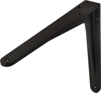 Obrázok produktu pre Držiak police čierny Herakles hliník 240 x 190 mm - na kus
