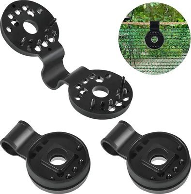 Produktbild von 30 Stück runde Schatten-Kunststoff-Clips, Sonnenschutznetz, Befestigung und Platzierung für Sonnenschutz, Vogelschutz, Garten, wasserdichtes Netzzubehör