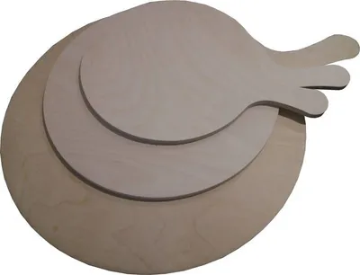 Produktbild von Pizzabrett - M - 5er Pack - Geschliffen