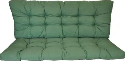 Obrázek produktu pro Polstr na zahradní houpačku 120 cm - látka tmavě zelený melír