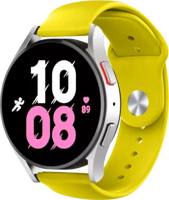 Produktbild von Strap-it Samsung Galaxy Watch 5 - 44mm Sportarmband (Gelb)