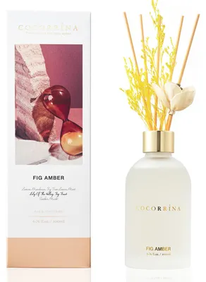 Raumduft-Diffuser 200 ml Feige Amber mit 8 Sticks