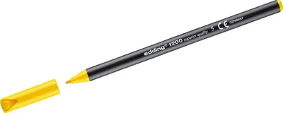 Produktbild von edding 1200 Fasermaler fein 1 mm Gelb 10 Filzstifte