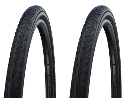 Produktbild von 2x Schwalbe Road Cruiser 37-288 K-Guard Green Compound Tube Type 14x1 3/8