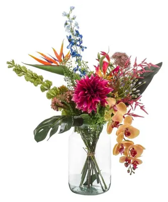 Produktbild von Emerald eternal green Bouquet exotic mix Orange