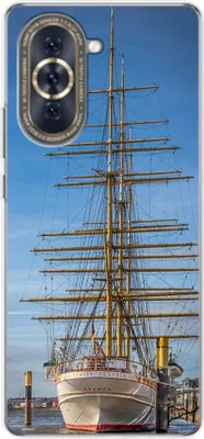 Produktbild von König Design Hülle kompatibel mit Huawei nova 10 Kunststoff Soft Handyhülle - Handy Case Segelboot