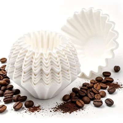 Kaffeefilter für Kalita Wave 155, 100 Stück, weiß, 1-2 Tassen