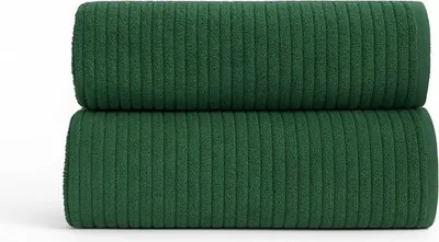 Immagine prodotto di Asciugamano, asciugamano in cotone, a righe, Madrit 50x90 verde