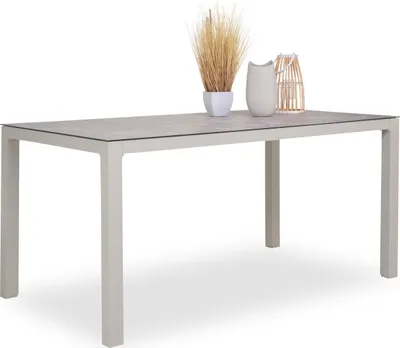 Produktbild von Gartentisch outdoor MESSINA BHT 160x95x75 cm beige Outdoortisch
