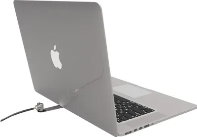 Imagen del producto de Adaptador universal para ranura de cerradura Compulocks, compatible con candados con cable y llave - Kit de seguridad - Plateado