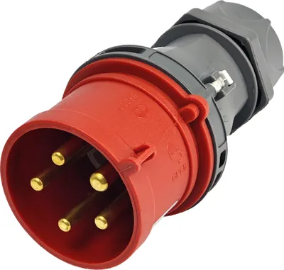 Produktbild von CEE Stecker mit Phasenwender 5P 32A IP44 400V
