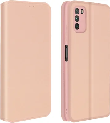Produktbild von Avizar, Kunstleder Cover Classic Edition für Xiaomi Poco M3, Champagnerrosa