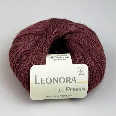 Produktbild von Feines Seiden-Woll-Mohair-Garn (33 Dunkelrostbraun)