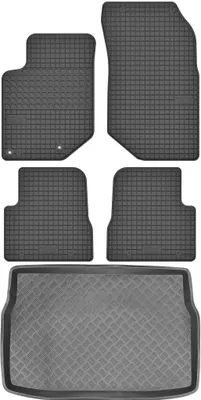 Productafbeelding van Peugeot 208 II, hatchback, vanaf 2019: Set - rubberen vloermatten + mat voor de bagageruimte