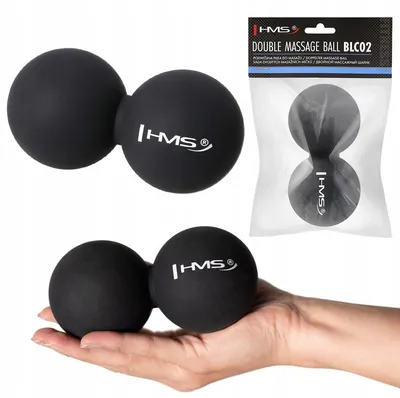 Produktbild von HMS Lacrosse BLC02 Doppelte Massageball Schwarz