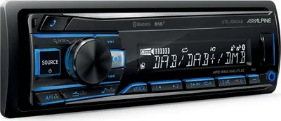 Image de Alpine UTE-204DAB | Bluetooth DAB USB MP3 | Autoradio 1-DIN