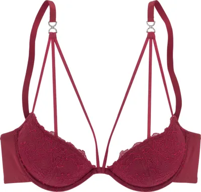 Produktbild von LASCANA Push-up-BH rot Größe 90 Cup AA