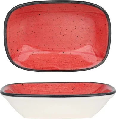 Productafbeelding van Bonna Serveerschaal - Aura Passion - Porselein - 12x8,5 cm