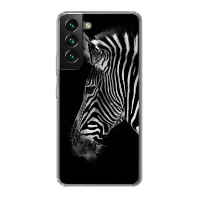 Produktbild von MuchoWow® Handyhülle Schutzhülle Hülle für Samsung Galaxy S22 Zebra - Wilde Tiere - Schwarz Silikon Softcase Handy Hülle - Mobiltelefonhülle