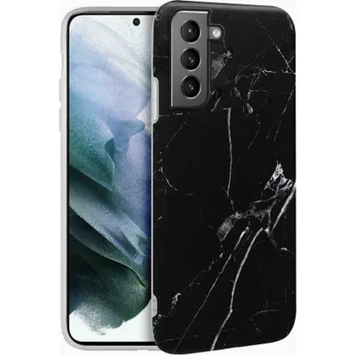 Produktbild von Wozinsky Marble Gel Case Cover Marble Samsung Galaxy S21+ 5G (S21 Plus 5G) Schwarz