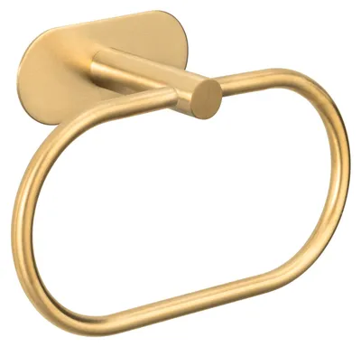 Obrázek produktu pro Kroužek na ručníky WENKO Turbo-Loc® Mod. Orea Gold Matt, upevnění bez vrtání
