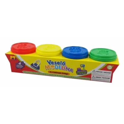 Produktbild von Glückliche Knetmasse 4 x 140 g