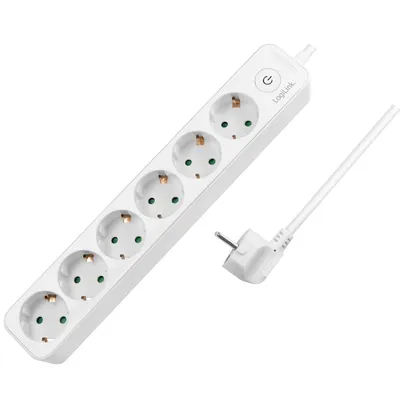 Immagine prodotto di Logilink Steckdosenleiste 6-fach,6xCEE 7/3,m.Schalter 1,5m