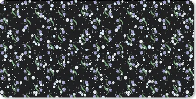 Produktbild von MuchoWow® Mauspad Mousepad Blumen - Muster - Pastell 60x30 cm - Mousepads - Maus Mat - Pad - Mausunterlage - Nachhaltig