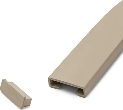 Produktbild von QUEST Ausführung für PVC-Geländerpfosten, Endkappe für Geländerprofil STANDARD, 40x8, beige