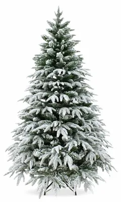 Imagen del producto de Árbol de Navidad artificial de 225 cm (7.5 pies), material: PE+PVC, con soporte de metal