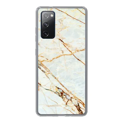 Produktbild von MuchoWow® Handyhülle Schutzhülle Hülle für Samsung Galaxy S20 FE Marmor - Gold - Luxus Silikon Softcase Handy Hülle - Abdeckung - Geburtstag Teenager
