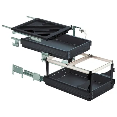 Produktbild von Hettich 46735, Schwarz, 530 mm, 1 Stück(e)