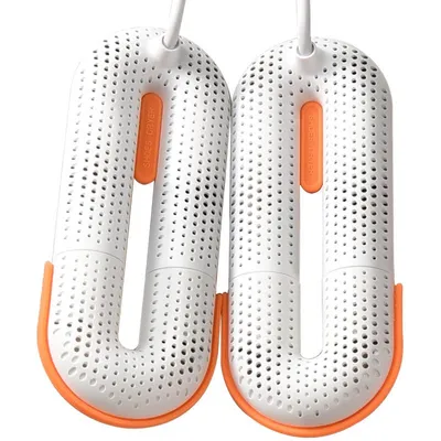Obrázok produktu pre Sušička na topánky ZELURXX s 4-jadrovým ohrievaním, sušenie v uhle 360°, časovač, dezinfekcia, dezodorizácia, rozťahovateľná konštrukcia, biela