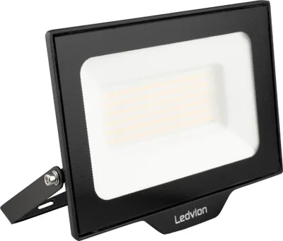 Produktbild von Ledvion - LED Flutlicht, Inkl. 0,5 m Kabel, 50 Watt, 4000K, 6000 Lumen, IP65 Wasserdicht, Inkl. Schnellanschluss