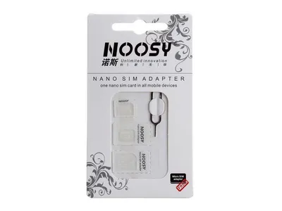 Obrázok produktu pre Súprava adaptérov Noosy Nano-SIM (3 balenia)