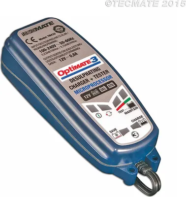 Produktbild von OPTIMATE OPTIMATE 3 (TM430), 12V, 0,8A, 7-stufiges Ladegerät