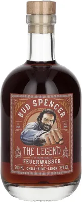 Produktbild von Bud Spencer The Legend Feuerwasser Zimtlikör mit Chili Flasche 700ml