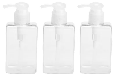 Produktbild von 3 Stück leere Kunststoff-Pumpflaschen, 150 ml