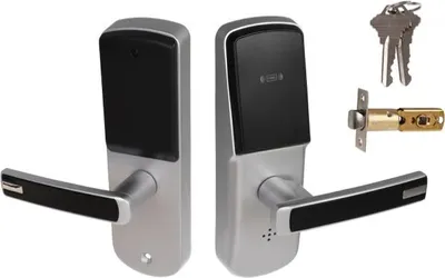 Produktbild von DIGIT 04 Elektronikschloss (PIN-Code + Schlüsselanhänger/Karte 13,56 MHz), Stift 7,6x7,6 mm, universell
